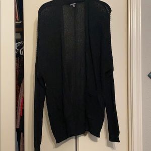 Black long sleeve cardigan
